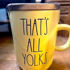 Rae Dunn NWT That’s All Yolks Mug